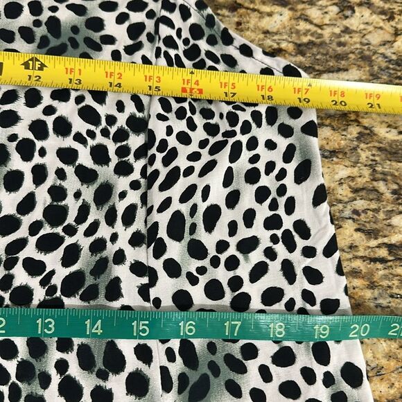 Motel Datista Square Neck Slip Mini Dress Dalmatian Size L - Picture 9 of 10